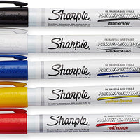 Sharpie 37371PP - Rotuladores a base de aceite, punta fina, varios colores, 1 blíster con 5 rotuladores, total de 5 rotuladores - Arteztik