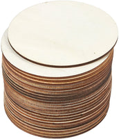 Juvale 24 piezas sin terminar 4 pulgadas de madera circulares recortes para posavasos de madera, manualidades y decoración del hogar - Arteztik
