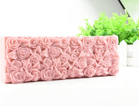 longzang S505 Rose Mar Tamaño Grande Rectángulo Forma Jabón Molde de silicona 3d Handmade Craft Molde - Arteztik
