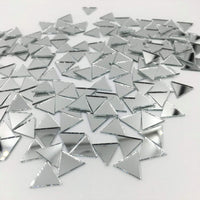 Espejo de mosaico de 0.472 in con forma triangular, 120 piezas - Arteztik