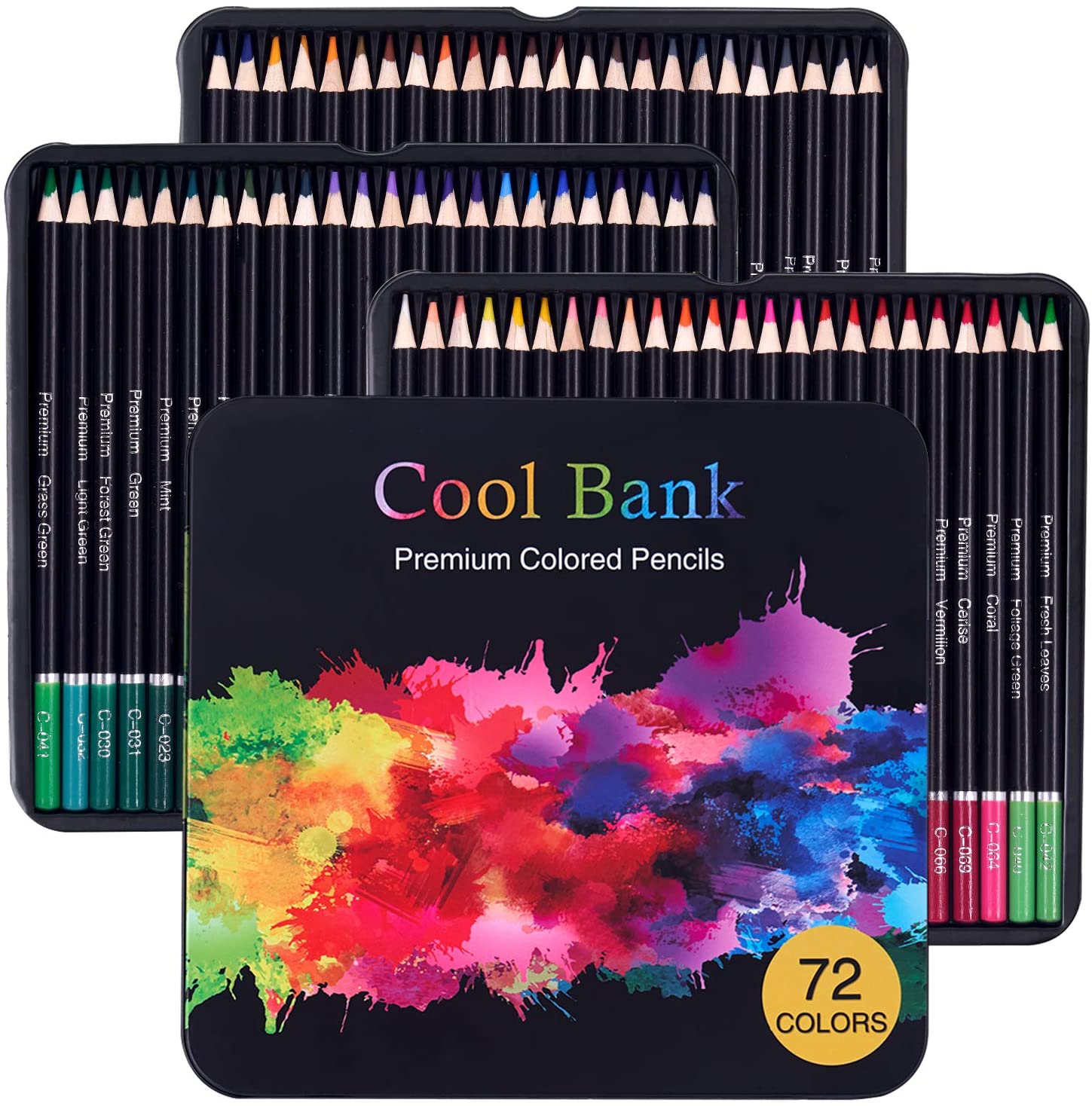 72 lapices colores profesionales,kit para dibujar a lapiz,dibujos a lapiz  con color y herramientas de dibujo,Incluye lápices  metálicos,acuarelables,carbón,lápices pastel y caja de lápiz : :  Oficina y papelería