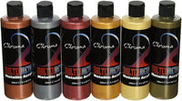 Chroma 1969 Molten, juego de pintura acrílica de metales de 8 oz Paquete de 6 botellas, colores varios, de 6.75 pulgadas de altura por 4 pulgadas de ancho y 6 pulgadas de largo - Arteztik
