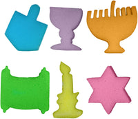 Formas de esponja judía para vacaciones – Pinta formas divertidas de Hanukkah – Diversión para todas las edades - Arteztik
