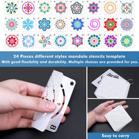 Mandala Dotting Tools Set, Audab 49 pcs Mandala Dotting Kit de herramientas con Mandala plantilla para pintar rocas, pintura Mandalas y dibujo - Arteztik