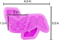 Molde de silicona para decoración de paja de mariposa para resina epoxi - Arteztik
