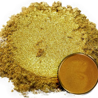 Pigmento en polvo de Mica Eye Candy "Taba Gold" (1.76 oz) multiusos para manualidades y manualidades, bombas de baño naturales, pintura, jabón, esmalte de uñas, bálsamo labial (oro rosa, 1.76 oz) - Arteztik