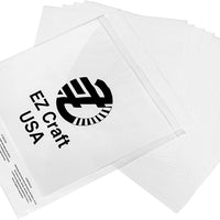 EZ Craft USA, 40 láminas de vinilo permanente blanco brillante. Mejores que los rollos de vinilo (12 x 12 pulgadas). Láminas de vinilo brillante adhesivas, se pueden cortar con cricut u otras herramientas cortantes - Arteztik