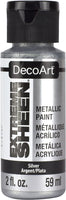 DecoArt dpm13 – 30 Plata Extreme Sheen Pintura, 2 oz - Arteztik

