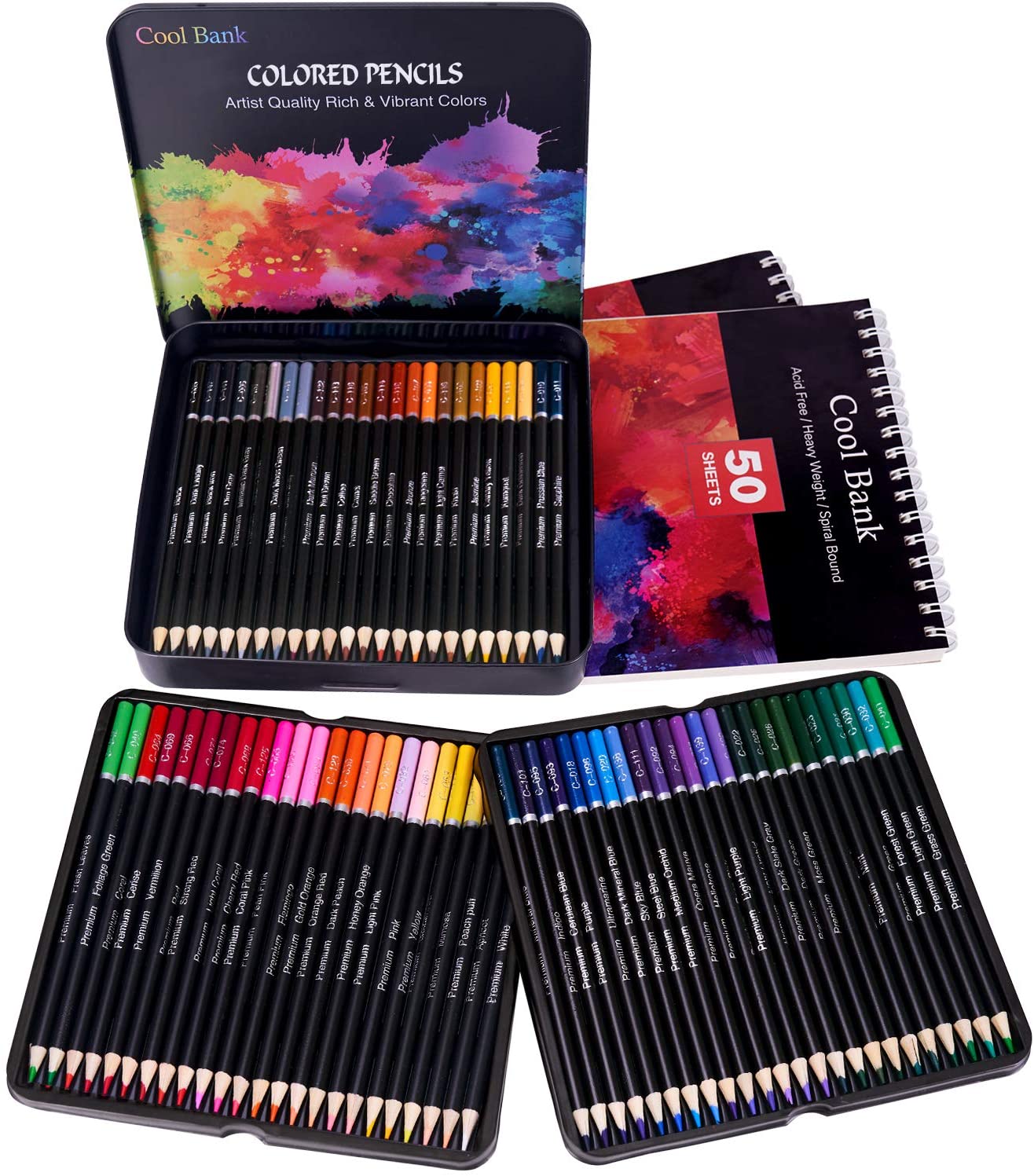 Lápices de colores para libros de colorear para adultos, 72 lápices de  dibujo profesionales de colores, suministros de arte para bocetos,  sombreado