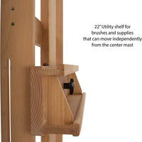 Creative Mark Carolina Studio Easel – Hecho a mano Madera H-Frame Artista profesional caballete - Arteztik