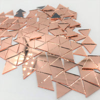 Espejo de mosaico con forma triangular de 0.591 in, 120 piezas - Arteztik
