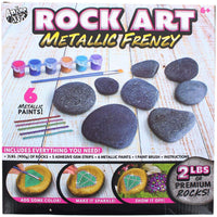 Rock Art - Kit de manualidades para bricolaje, incluye 2 libras de roca premium - Arteztik
