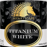 MyArtscape - Pintura acrílica (10.1 fl oz), color blanco - Arteztik