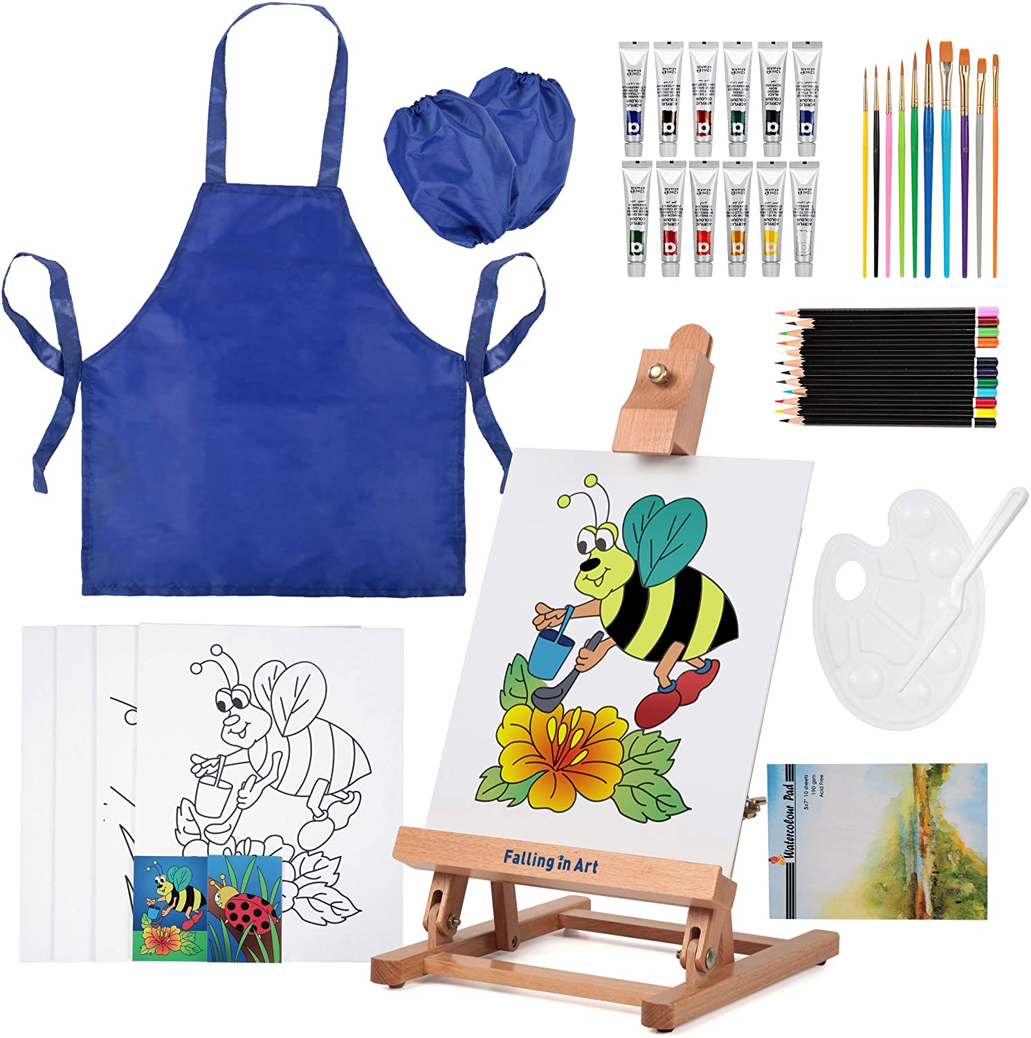BBcitos - Kit De Arte, Dibujo y Pintura Para Niños y Niñas