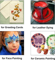 Pintura Esponja, abuff sintético Artista Esponjas para pintar, Face Painting, clavos, pintura, manualidades, cerámica y platos de lavado, 12 pcs - Arteztik
