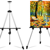 Soporte de caballete para trípode de 21" a 66", con bolsa de transporte, color negro - Arteztik