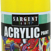 Pintura acrílica Sargent Art, Negro, 16 onza - Arteztik