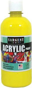 Pintura acrílica Sargent Art, Negro, 16 onza - Arteztik