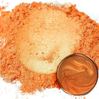 Eye Candy Mica Pigmento en polvo "Shibuya Orange" (1.76 oz) multiusos DIY Artes y Artesanías Aditivo | carpintería, epoxi, resina, bombas de baño naturales, pintura, jabón, esmalte de uñas, bálsamo labial (Shibuya Orange, 50 G) - Arteztik