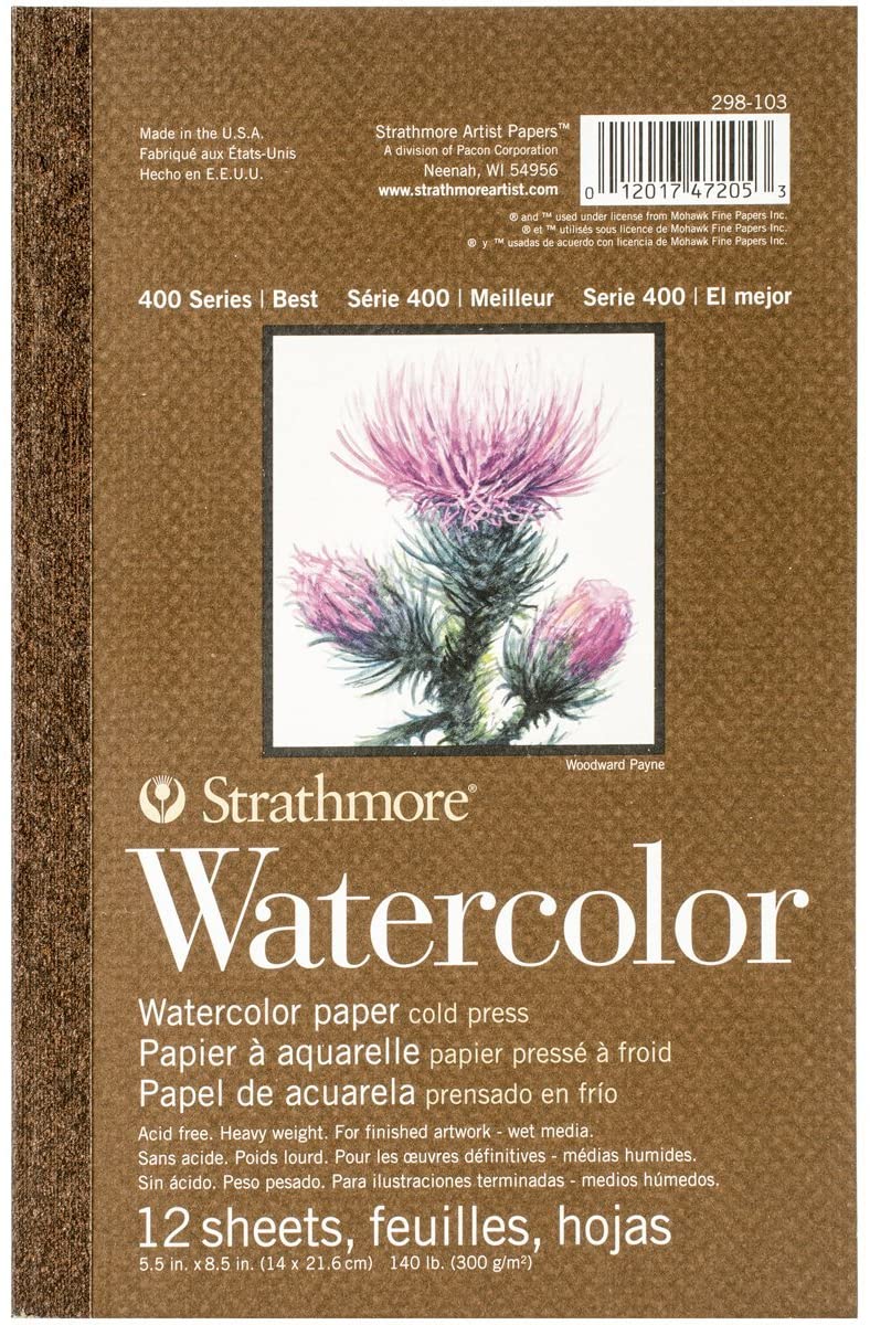 Strathmore (298-103 400 Series Watercolor Pad, 5.5