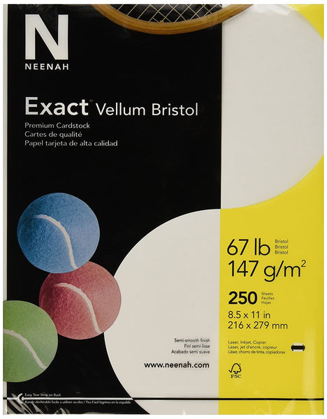 Exact 80218 Vellum Bristol Paper 8-1/2