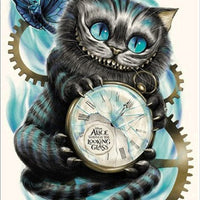 AIRDEA DIY 5D Diamond Painting by Number Kit, reloj de gato cristal Rhinestone bordado punto de cruz artes manualidades lienzo decoración de pared - Arteztik