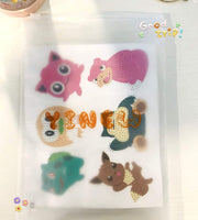 YINEW - Kit de pegatinas de pintura con diamantes para niños, bricolaje 5D Pikachu Diamond Art Mosaico pegatinas por números Kits - Arteztik

