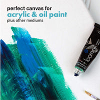 Canvas Boards for Painting | 11x14 / 7 Pack - 5/8 Inch Profile 100% Cotton Pre Primed Stretched Canvas, Art Supplies for Acrylic Paint, Oil Painting - Arteztik