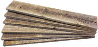Barnwood Decor of OKC | Barnwood Craft Wood para proyectos de bricolaje [100% auténtica madera regenerada] Tablones de madera rústica para manualidades, proyectos y decoración (6 tablones – 12 pulgadas) - Arteztik
