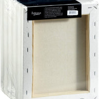 Artlicious - Paquete de 10 paneles de lona de algodón preestirados de 8 x 10 pulgadas, para usar con todos los acrílicos, aceites y otros medios de pintura - Arteztik