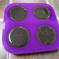 4 cavidades Silione Mandala molde redondo para hacer cemento o yeso piedras para pintura Mandala Dot (1 molde redondo 4 cavidades) - Arteztik