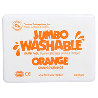 Ready 2 Learn Jumbo - Sello lavable (6.7 x 4.7 in), color naranja - Arteztik
