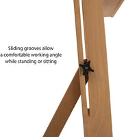 Creative Mark Carolina Studio Easel – Hecho a mano Madera H-Frame Artista profesional caballete - Arteztik