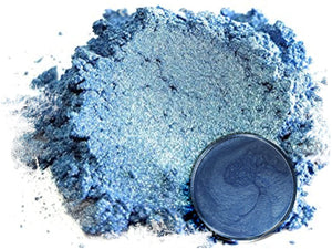 Pigmento en polvo de mica "Angel Blue" (1.76 oz o 50 gr) multiusos para manualidades y manualidades, aditivo | carpintería, epoxi, resina, bombas de baño naturales, pintura, jabón, esmalte de uñas, bálsamo de labios - Arteztik