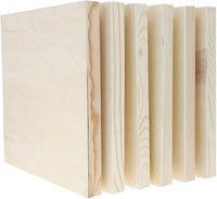 Tableros para paneles de pintura de madera (12 pulgadas, 6 unidades) - Arteztik

