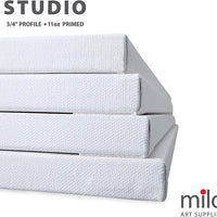 Milo Pro - Lienzo para artista, 24.0 x 29.9 in, 4 unidades, 0.7 in - Arteztik