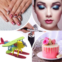 TUSY kit de aerógrafo automático inalámbrico recargable, kit de pistola de aerógrafo portátil para decoración de tartas, maquillaje, coloración de modelos, tatuajes, colorear uñas, dibujo artístico - Arteztik