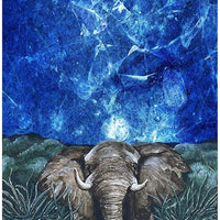 Un BAILIHUA 5D DIY Diamond Painting Animal, 5D Diamond Painting Elephant, Diamond Painting Kits para adultos y niños, Diamond Embroidery Arts Craft Canvas Supply for Home Wall Decor (12 x 16 pulgadas) - Arteztik