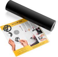 Rollo de vinilo adhesivo negro mate – Enorme rollo de vinilo negro mate permanente – 12 x 40 pies hojas de vinilo negro son el mejor Vynil – EZ Craft USA negro vinilo Wrap funciona con Cricut y otros cortadores - Arteztik
