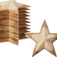 Estrellas de madera para manualidades, recortes de estrella (2.9 x 2.9 x 0.5 in, 12 piezas) - Arteztik