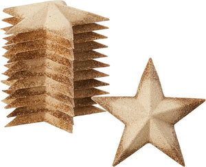 Estrellas de madera para manualidades, recortes de estrella (2.9 x 2.9 x 0.5 in, 12 piezas) - Arteztik