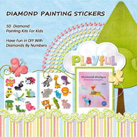 Kit Sinceroduct de pintura de diamante, 18 piezas de calcomanía, caricaturas 5D, pintura con diamantes por números, lindo insecto, animales, para niño - Arteztik
