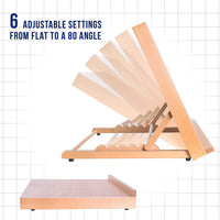 U.S. Art Supply - Tabla de dibujo de madera ajustable de 18.0 in de ancho x 14.0 in (A3) con espiral lateral de 11.3 in x 14.0 in (2 almohadillas) - Arteztik
