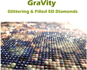GraVity 5D Kit de pintura de diamante para adultos, taladro completo, árbol de la vida, 16.0 x 20.0 in - Arteztik