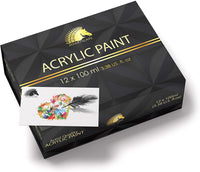 MyArtscape - Juego de pinturas acrílicas (12 botellas de 3.4 fl oz) - Arteztik
