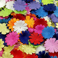 Nava Chiangmai 100 pcs Daisy pétalos de flores de papel Mulberry Artificial manualidades adornos para álbumes de recortes, suministro de boda accesorio Diy, varios colores pétalos de flores - Arteztik