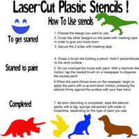 Juego de 400 plantillas de letras del alfabeto para arte y manualidades, tarjetas de Navidad, pintura facial, escritura de diario de balas, dibujo de garabatos, decoración de tela de madera de cristal de roca – plantilla reutilizable 20 hojas de 3.9 x 7.1 - Arteztik