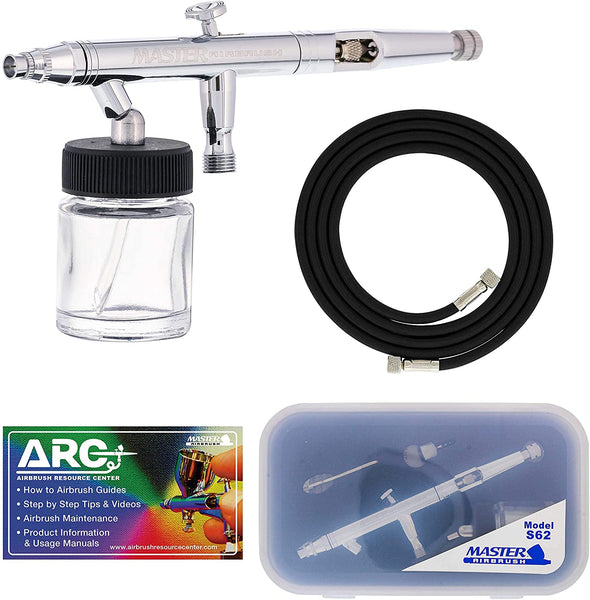 Master Airbrush SB88 Pro Set Dual-Action Side Feed Airbrush Kit