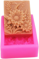 50145 molde de jabón de silicona con forma de orquídea para jabones hechos a mano - Arteztik

