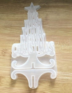 Szecl - Molde de silicona para decoración de mesa de Navidad con texto en inglés "We Wish You A Merry Christmas Letter Word" - Arteztik